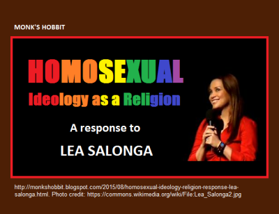Homosexual Ideology as a Religion: a Response to Lea Salonga